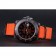 Cinturino in nylon arancione Rolex Submariner Stealth 622011