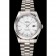 Swiss Rolex Datejust quadrante bianco cassa e bracciale in acciaio inossidabile