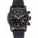Cronografo rotondo Burberry Sport Athlete con cassa nera Bracciale in gomma nera a tre occhielli 622619