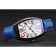 Franck Muller Casablanca cinturino in pelle di coccodrillo blu 621643