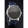 Swiss Vacheron Constantin Patrimony quadrante grigio Bracciale in pelle blu con cassa d'argento 1454159