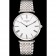 Swiss Longines Grande Classique quadrante bianco con cassa e bracciale in acciaio inossidabile con numeri romani