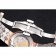 Swiss Vacheron Constantin Traditionnelle quadrante bianco con diamanti lunetta cassa in oro rosa bracciale bicolore