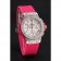 Orologio Hublot Big Bang cinturino rosa quadrante bianco