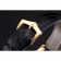 Patek Philippe Calatrava quadrante goffrato bianco cassa in oro cinturino in pelle nera