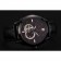 Orologio da pilota svizzero IWC quadrante nero con segni arancioni Cassa in acciaio inossidabile placcato nero Cinturino in pelle nera 1453737