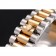 Swiss Rolex Datejust quadrante nero lunetta in oro cassa in acciaio inossidabile bracciale bicolore