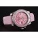 Rolex Submariner quadrante rosa cinturino in tessuto rosa lunetta rosa 1453866