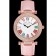 Franck Muller Double Mistery Ronde quadrante bianco cassa in oro rosa cinturino in pelle rosa chiaro
