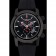 Cronografo rotondo Burberry Sport Athlete con cassa nera Bracciale in gomma nera a tre occhielli 622619