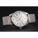 Cassa e bracciale in acciaio inossidabile con quadrante inciso in argento con piccoli secondi Patek Philippe Calatrava