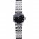 Longines La Grande Classique in acciaio inossidabile quadrante nero con diamanti lunetta Femme 622108