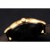 Patek Philippe Calatrava quadrante oro cassa in oro cinturino in pelle nera