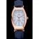 Omega Sochi Petrograd quadrante bianco cassa in oro cinturino in pelle blu 622.820