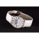 Orologio Cartier in argento con fasi lunari e cinturino in pelle bianca ct257 621376