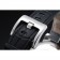 Cronografo Montblanc quadrante bianco cinturino in pelle nera cassa argento 1454114
