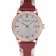 Burberry The City Classico Cassa con Diamanti Quadrante Argento Bracciale Rosso-622570