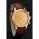 Omega cronografo quadrante in oro cassa in oro cinturino in pelle marrone