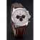 Breitling Transocean Chronograph Quadrante Bianco Cassa in Acciaio Inossidabile Bracciale in Pelle Marrone-622243