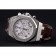 Swiss Audemars Piguet Royal Oak Cronografo quadrante bianco Cassa in acciaio inossidabile Cinturino in pelle marrone 622864