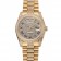 Swiss Rolex Day-Date Diamond Pavé Dial Gold Diamond Bracelet 1453956