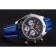 Breitling Chronomat Frecce Tricolori quadrante blu Cassa in acciaio cinturino in pelle blu