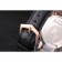 Patek Philippe Calatrava Roze Bracciale in pelle nera con lunetta lucida in oro 801435