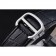 Cartier Ronde Louis quadrante bianco cinturino in pelle nera 621977