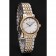 Patek Philippe Calatrava Ladies quadrante bianco cassa in oro giallo bracciale bicolore 1453828