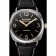 Swiss Panerai Radiomir 3 Days Acciaio & quot; Firenze & quot; Cassa in acciaio inossidabile con quadrante nero Cinturino in pelle nera