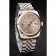 Rolex DateJust Two Tone Stainless Steel 18k Plated Gold Dial