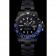 Swiss Rolex GMT Master II - Quadrante Nero - Lunetta Blu e Nera - Cassa e Bracciale in PVD Nero