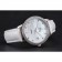 Omega DeVille Prestige Co-Axial Diamond Silver Case quadrante in madreperla Cinturino in pelle bianca