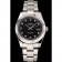 Swiss Rolex Datejust quadrante nero Dimond Hour Marks cassa e bracciale in acciaio inossidabile