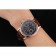 Swiss Patek Philippe 5170J cronografo quadrante nero cassa in oro rosa cinturino in pelle marrone