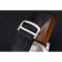 Cartier calibro tourbillon quadrante nero cassa in acciaio inossidabile cinturino in pelle nera 622752