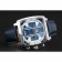 Tag Heuer Monaco 24 Calibro 36 Cronografo Quadrante a strisce blu e grigio Cinturino in pelle blu 622273