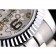 Rolex Swiss DateJust Acciaio inossidabile Ribbed Bezel Flower Quadrante argento 42001