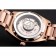 Omega Globemaster quadrante bianco cassa e bracciale in oro rosa