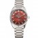 Cassa e bracciale in acciaio inossidabile con quadrante marrone Omega Globemaster