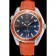 Omega Seamaster Planet Ocean GMT quadrante arancione cinturino in pelle arancione 622395