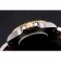 Swiss Rolex Submariner quadrante in oro con diamanti marcature lunetta nera in acciaio bicolore bracciale in oro