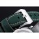 Bracciale Panerai Luminor Marina in acciaio inossidabile lucido con lunetta in pelle verde 622.310