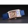 Franck Muller Long Island Classic Gold Dial Cassa in oro Cinturino in pelle blu 622367