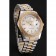 Swiss Rolex Day-Date quadrante bianco cassa in oro con diamanti Bracciale in acciaio inossidabile bicolore 1453972