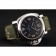 Panerai Luminor Base Logo Acciaio quadrante nero Bracciale verde 1454013