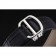 Swiss Cartier Rotonde Solo quadrante bianco cinturino in pelle nera cassa d'argento