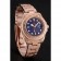 Swiss Rolex Submariner Skull Limited Edition quadrante blu cassa e bracciale in oro rosa 1454085