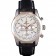 Breitling Transocean Quadrante Bianco Cinturino in Pelle Nera Lunetta in Oro Rosa-98205