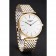 Swiss Longines Grande Classique quadrante bianco bracciale in oro bicolore